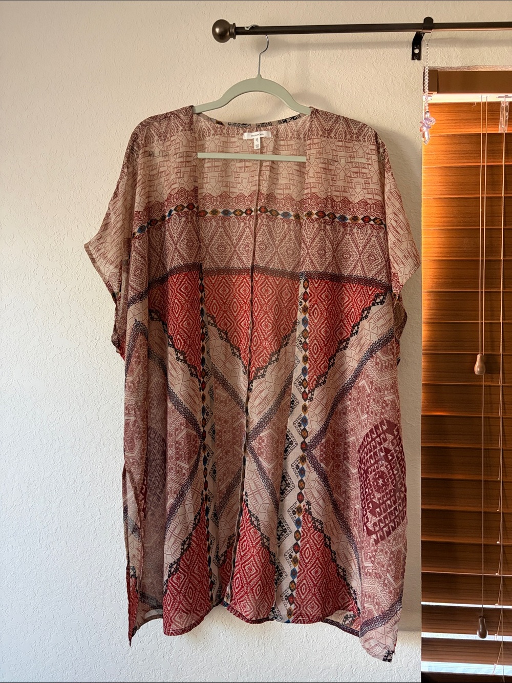Maurices Open Front Kimono Duster One Size